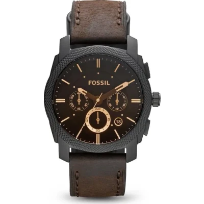 Image de Fossil Montre à aiguilles, Homme, Taille: One Size, Dunkelbraun