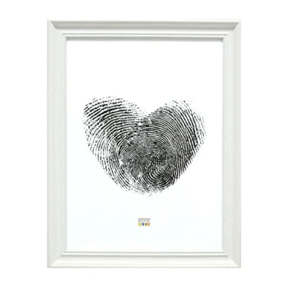 Image de Deknudt Frames S45HF1 Cadre Photo avec Filet Perlé Bois Blanc 30 x 45 cm