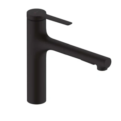 Image de hansgrohe Zesis M33 Mitigeur de cuisine 160 avec douchette extractible 2 jets, sBox, noir mat, 74804670