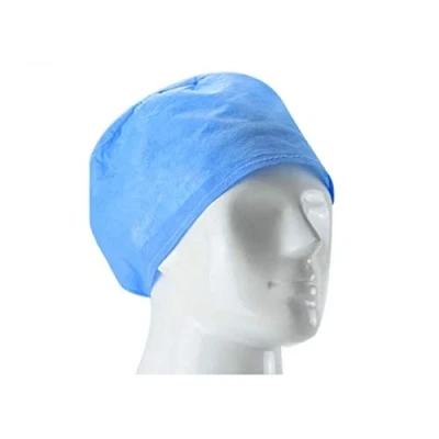 Image de PLUS SANTE Lot de 100 Calots Chirurgicaux à Usage Unique en Polypropylène Non Tissé 40gr/m2, Taille Unique, Doux et Respirant Couleur Bleu