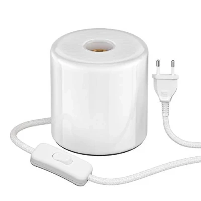 Image de ledscom.de lampe de table TIPO, interrupteur, porcelaine, blanc, 1x E27 max. 300W, table, chevet, nuit, en céramique