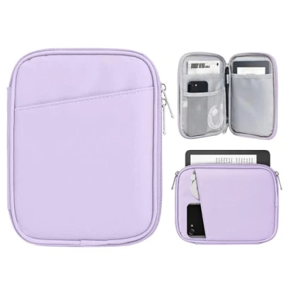 Image de TiMOVO 6 7 Pouces Housse pour Tablette Kindle Paperwhite et Colorsoft Signature Edition, Protectrice avec Pochette E Reader/Kindle Oasis, Lavande Violette