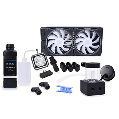 Image de Alphacool XT45 Processeur Kit de refroidissement du liquide 12 cm Noir Neuf