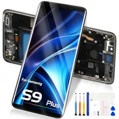 Image de Atwist TFT LCD pour Samsung Galaxy S9 Plus Écran Numériseur S9+ G965 SM G965F G965U Display Tactile Remplacement Verre Assemblée avec Cadre