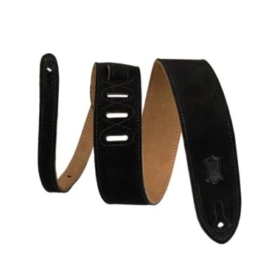 Image de Levy&#039;s LEVYS MS12 BLK Sangle daim avec motifs piques Black