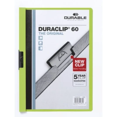Image de DURABLE Lot de 3 Chemises à clip DURACLIP ORIGINAL 60 A4 Vert