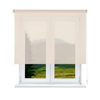Image de VIEWTEX Store Enrouleur Isolant Thermique Screen Degré d&#039;ouverture 10% Lin 120 X 190cm Fabriqué en Europe Garantie 5 Ans