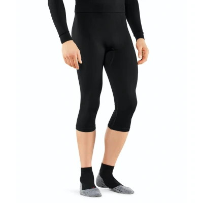 Image de Falke Maximum WARM 3/4 Tights Functional Underwear FOR COLD TO VERY Conditions Caleçon long black, Homme, Taille: Small, Black