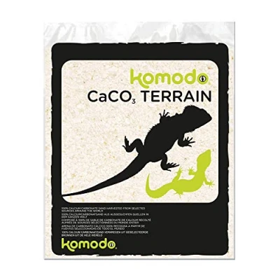 Image de Komodo Caco3 Sand White Sable comestible pour reptiles