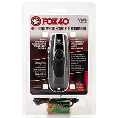 Image de Fox 40 Fitness Fox40 Sifflet électronique Noir Unisexe, Taille Unique