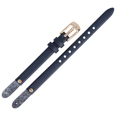 Image de Fossil Bracelet de montre en cuir bleu 8 mm ES 4026 LB ES4026