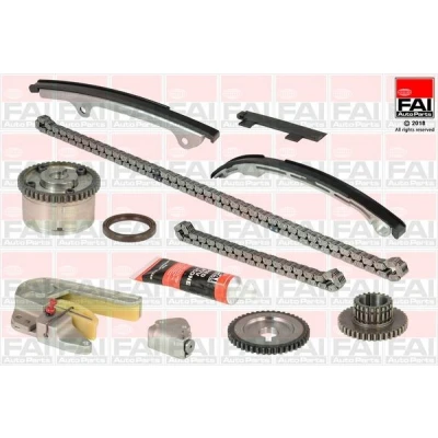 Image de FAI AutoParts TCK31VVT Jeu de distribution à chaînes avec joints, roues dentées Simplex, chaîne faible bruit NISSAN: NP300 Navara Pick up