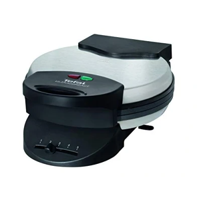 Image de Gaufrier TEFAL WM 310D 1000 W Inox brossé Revêtement antiadhésif Noir