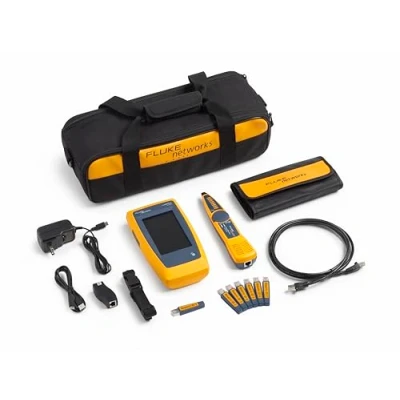 Image de LinkIQ™ 200 DUO de Fluke Networks avec kit d&#039;identification à distance et suivi du son, version UE