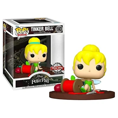 Image de POP Figurine Funko Deluxe Disney Peter Pan Tinker Bell on Spool Exclusivité