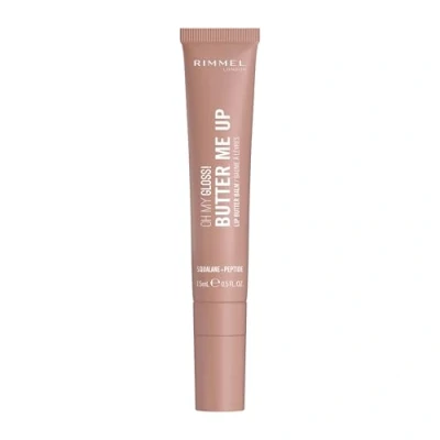 Image de Rimmel London Oh My Gloss Butter Me Up Baume à lèvres 002 Latte Delight, hydratant, teinté, Soin des lèvres, Hydratation, Nourrissant, Squalane, 15 ml