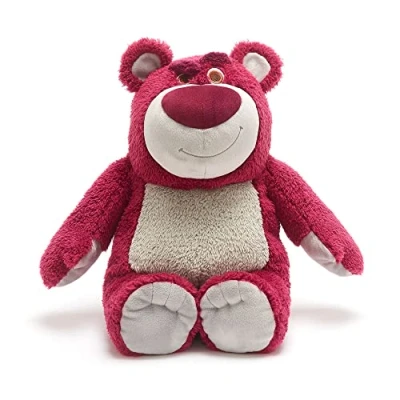 Image de Disney Store Peluche Lotso de Grande Taille, Toy Story, 32 cm, Personnage en méchant Duveteux avec détails brodés et Finition Douce