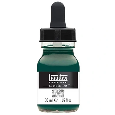 Image de Liquitex Professional Encre Acrylique Flacon Avec Pipette 30 ml Vert Feutré
