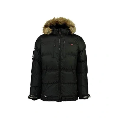 Image de Geographical Norway Doudoune à Capuche DANONE Men Repeat 001 Blouson, Bleu, S