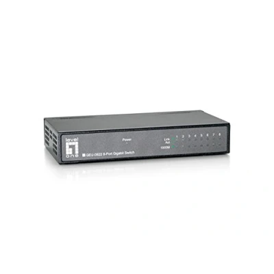 Image de LevelOne GEU 0822 commutateur réseau Non géré Gigabit Ethernet (10/100/1000) Noir