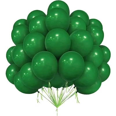 Image de THE REPLICANT Accessoire de Fête / 20 Ballons Verts/Dimensions : 30 x cm