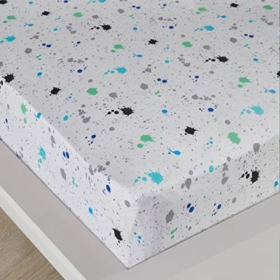Image de Bedlam Game Glow Drap Housse de 28 cm Lit Simple en Gris