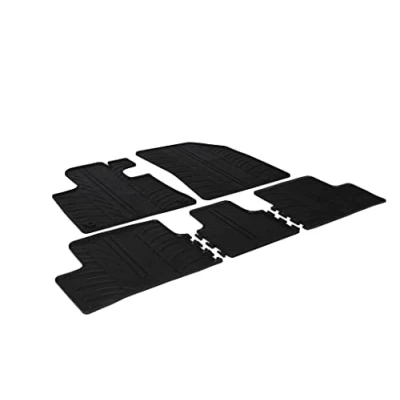 Image de Gledring 0127 Ensemble de tapis sol Caoutchouc avant et arrière 5 noir 750mm 550mm CITROËN: C4 Picasso 2, Spacetourer