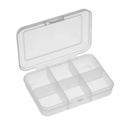 Image de Panaro 102 Polypropylene Tackle Box 6 Compartiments 91x66x21mm Boîte de pêche