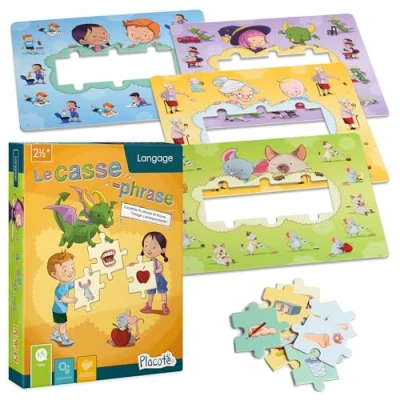 Image de Placote Le Casse Phrase, Jeu éducatif 2½ ans à 4½ PLA4