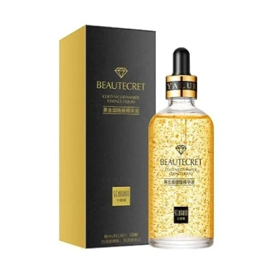 Image de Sérum de niacinamide d&#039;or 24 carats éclaircissant hydratation profonde hydratant anti rides âge acide hyaluronique soin visage