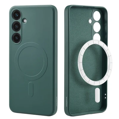 Image de Coque IMOSHION Samsung Galaxy S24 Plus Vert foncé Souple Mat