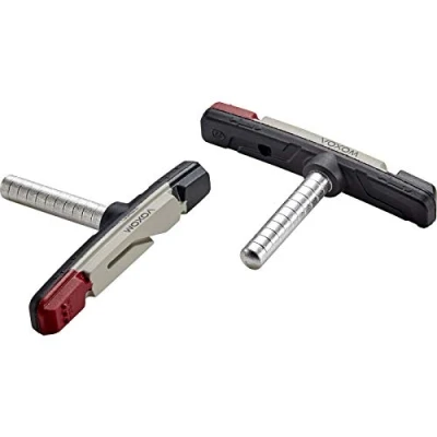 Image de Voxom Bremsschuhe MTB Brs22 Cartridge, 2 Stück, Cantilever Triple Color, 718000136 Plaquettes de Frein Mixte, Noir, Taille Unique