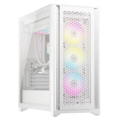 Image de Corsair iCUE 5000D RGB Airflow TG wh ATX CC 9011243 WW