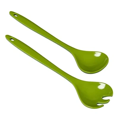 Image de KUHN RIKON Service à salade vert/vert foncé, 28 x 6.5 2 cm