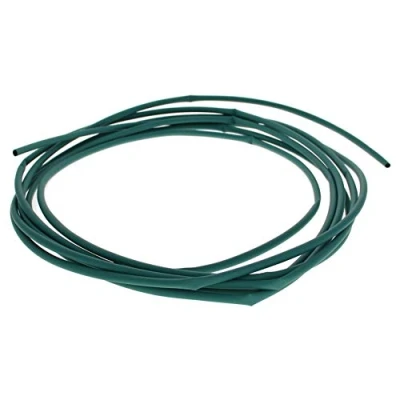 Image de Othmro Gaine thermorétractable en polyéthylène 2:1 pour isolation électrique 4 mm de diamètre 5 m longueur Vert