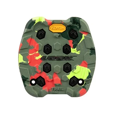 Image de LOOK Cycle Activ Grip Trail Pad Compatible avec Les Pédales Plates Adhérence Maximale Tout Terrain en Caoutchouc Innovant Haut Pouvoir de Traction Camo