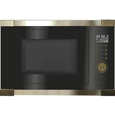 Image de Kaiser EM 2545 AD Four à micro ondes encastrable multifonctions,Noir verre,25L,Air chaud gril,21 fonctions, Pomme de terre, Pizza,Four rétro