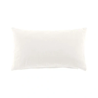 Image de douceur d&#039;intérieur, Coussin Déhoussable (30 x 50 cm) Twily Blanc, Coton / Polyester Recyclé