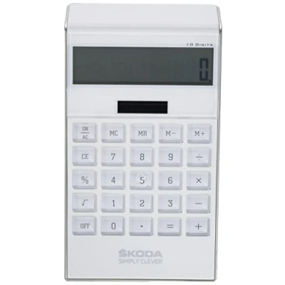 Image de Skoda MVF18 067 Calculatrice Solaire Blanc