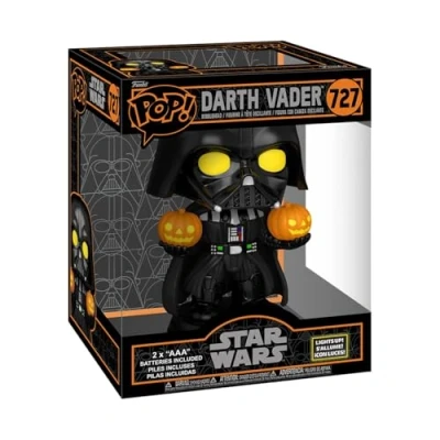 Image de Funko Pop! Super: Star Wars Darth Vader (SFX) Lumières et Sons Dark Vador Figurine en Vinyle à Collectionner Idée de Cadeau Produits Officiels Jouets pour Les Enfants Adultes
