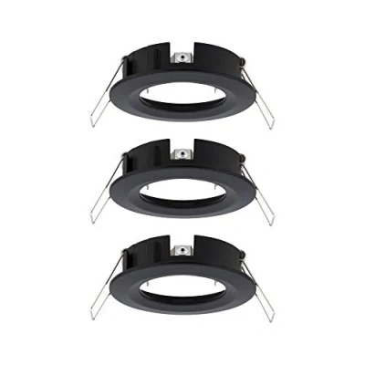 Image de Paulmann 92481 Choose Fixe Max. 3x10 Watts Spot Plafond Noir Mat Lampe encastrée Alu, Black Matt