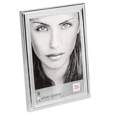 Image de walther design Elodie BM015S Cadre Photo Pour Portrait, 10 x 15 cm, Argenté