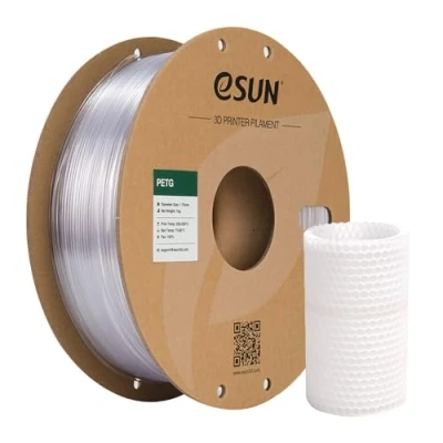 Image de eSUN PETG Filament 1.75mm, Imprimante 3D PETG, Précision Dimensionnelle +/ 0.05mm, 1KG Bobine (2.2 LBS) d&#039;impression pour 3D, Naturel