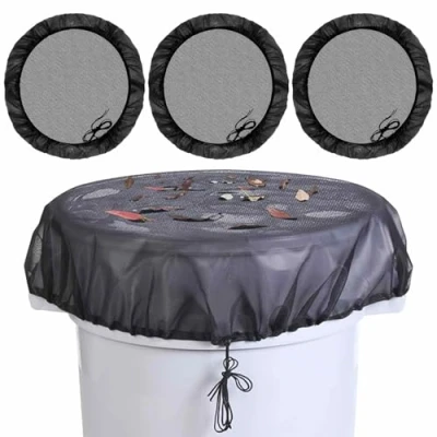 Image de Filet Recuperateur Eau 95cm,4 Pièces Protection de Pluie,Recuperateur Pluie,Filet Citerne Pluie,Filtre pour Cuve à