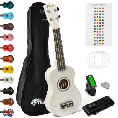 Image de TIGER soprano kit Les débutants Packs (Blanc)