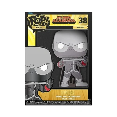 Image de Funko Pop! Large Enamel Pin MY HERO ACADEMIA: Twice en Émail Broche Fantaisie Mignonne à Collectionner pour les Sacs Dos et Idée de Cadeau Produits Officiels Anime Fans