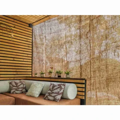 Image de Ombrière naturelle en fibres de coco Rectangulaire 3 x 2 m Jardiline