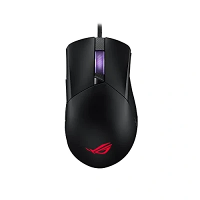 Image de ASUS ROG Gladius III Wired Gaming Mouse, 19K Optical Sensor, 19,000 DPI, 6 Programmable Buttons, RGB Lighting, Switch Socket Design, Swappable Switches, Ergonomic, Black