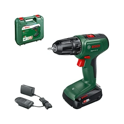 Image de Perceuse visseuse sans fil Bosch Home and Garden EasyDrill 18V 38 06039D8003 18 V 2 Ah Li Ion + batterie, chargeur,