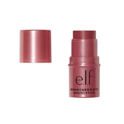 Image de e.l.f. Multi Stick monochromatique, couleur crémeuse et estompable, pour yeux, lèvres joues, végétalien sans cruauté envers les animaux, framboise lumineuse, 4,4 g